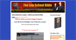 Desktop Screenshot of lawschoolbible.com